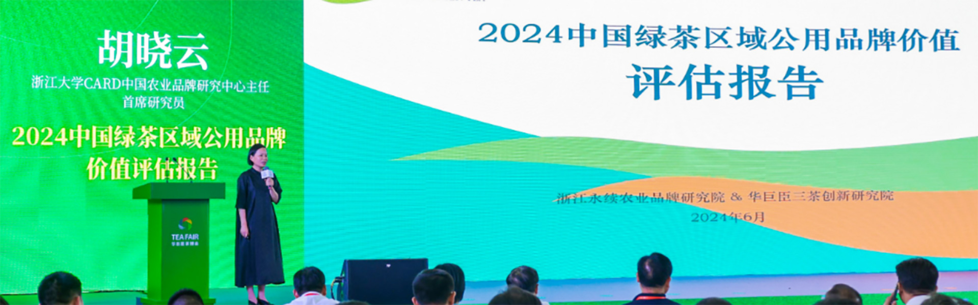 【胡晓云主任】演讲回顾 |《2024中国绿茶区域公用品牌价值评估报告》权威解读